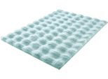 Badematte KLEINE WOLKE "Cloud, Badvorleger, Badezimmer Teppich", grün (opal), H:28mm, Polyester, Badematten, Badematte, Badteppich, Uni Farben, Hoch-Tief Effekt, besonders weich