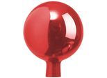 Gartenfigur WINDHAGER, rot, Ø:16cm, Glas, Gartenfiguren, Rosenkugel aus Glas, Ø 16cm