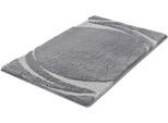Badematte KLEINE WOLKE "»Mystic«, Badvorleger, Badezimmer Teppich", anthrazit, H:25mm, Polyacryl, Badematten, Badematte, Badteppich, modernes Design, Hoch-Tief Effekt, rechteckig & rund
