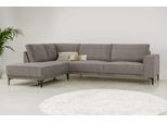 Ecksofa OTTO HOME "OLAND L-Form, B: 289 cm, Skandi-Design", beige (taupe), B:289cm H:85cm T:210cm, 100% Polyester, Sofas, Ecksofa, Struktur, Flachgewebe, Luxus-Microfaser, Boucle