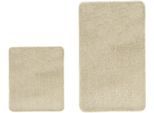 Badematte KLEINE WOLKE "RELAX, Badvorleger, Badezimmer Teppich", sandbeige, H:30mm, Polyacryl, Badematten, Badematte, Badteppich, meliert, rechteckig, rund & als Set erhältlich