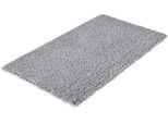 Badematte KLEINE WOLKE "Dana, Badvorleger, Badezimmer Teppich", grau (silbergrau), H:25mm, Baumwolle, Polyester, Badematten, Badematte, Badteppich, Uni Farben, quadratisch & rechteckig erhältlich