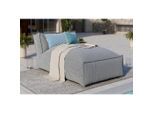 Ambia Garden Loungesofa, Grau, Textil, 1-Sitzer, 95x80x175 cm, wetterbeständig, regenabweisend, lichtecht, Loungemöbel, Outdoorsofas