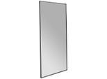 Mid.you Wandspiegel, Schwarz, Metall, Glas, Holzwerkstoff, rechteckig, 80x170x3 cm, Bsci, Spiegel, Wandspiegel