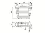 VALEO Ladeluftkühler 822943 für VW