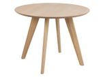 Mid.you , Eichefarben , Holz , Eiche,Eiche , massiv,furniert , rund , 100x75x100 cm , Esszimmer, Esszimmertische, Esstische, Holztische, Esstische Holz