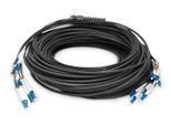 Digitus Vorkonfektionierte Glasfaser Universal Breakout Kabel, Singlemode OS2, 8 Fasern, LC/UPC - LC/UPC