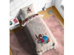 Kinderbettwäsche DISNEY "Moana Back Together", rosa, B/L: 135cm x 200cm, 1 Stk., 1 Stk., Linon, B/L: 80cm x 80cm, 2, Linon, Obermaterial: 100% Baumwolle, Bettwäsche, Kinderbettwäsche, 100% Baumwolle