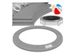 KESSER® - Trampolin Randabdeckung Ø 244 , 305 , 366 , 426 cm , 30cm breit 100% UV-beständig reißfest Federabdeckung , Grün , Blau