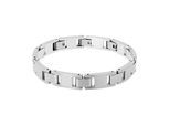 Armband TOM TAILOR, edelstahlfarben, Armbänder, Herren, 21cm, Edelstahl, Armband