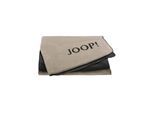 Wohndecke JOOP "Wohndecken 1er Pack" Gr. 150, grau (stein, anthrazit), B:150cm, Obermaterial: 58% Baumwolle CO. 35% Polyacryl PAN. 7% Polyester PES., Wohndecken, Wohndecke