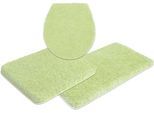 Badematte OTTO HOME "Sanremo, Badvorleger, Badezimmer Teppich, sehr weich" Gr. 12, grün, H:30mm, Polyester, Badematten, Badematte, Badteppich, unifarben, rechteckig, rund & als 3-tlg. Set erhältlich