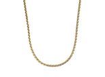 Kette ohne Anhänger TOM TAILOR, gelbgoldfarben, Halsketten, Damen, Edelstahl, L: 45 B: 2,6mm, B:2,6mm