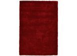 Hochflor-Teppich TOM TAILOR HOME "Shaggy Teppich Cozy", rot, B:160cm H:25mm L:230cm, Polyester, Teppiche, Uni Farben, auch in Pastell Farben, weich & kuschelig