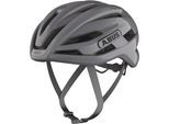 Fahrradhelm ABUS "STORMCHASER ACE" Gr. L, grau (race grau), Helme, L Kopfumfang: 57cm - 61cm