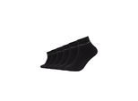 Kurzsocken MARC O'POLO "6er Pack", Damen, Gr. 39-42, schwarz, 75% Baumwolle, 24% Polyamid, 1% Elasthan, uni, Socken