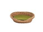 Möbelix , Naturfarben, Olivgrün , Naturmaterialien , Uni , Füllung: Vlies , oval , 40x14x53 cm , pflegeleicht, Bezug abnehmbar und waschbar, dekorativ , Tierbedarf, Hundebetten, Hundesofas