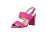 High-Heel-Sandalette HÖGL "Högl Sandalen Veloursleder", Damen, Gr. 40, pink, Veloursleder, Schuhe