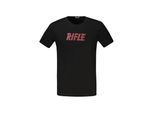 Rifle Zwart Katoenen T-Shirt