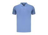 Coveri Moving Blauwe Katoenen Polo Shirt voor Mannen