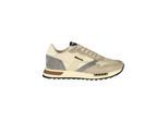 Blauer Beige Polyester Heren Sneaker