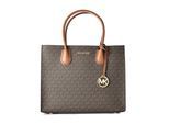 Michael Kors Bruine Leren Schoudertas