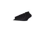 Kurzsocken CAMANO "7er Pack", Mädchen, Gr. 31-34, schwarz, 75% Baumwolle, 24% Polyamid, 1% Elasthan, uni, Socken