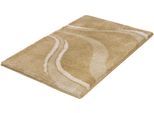 Badematte KLEINE WOLKE "»Vento«, Badvorleger, Badezimmer Teppich", bahamabeige, H:20mm, Polyacryl, Badematten, Badematte, Badteppich, modernes Welledesign, besonders weich