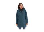Parka KILLTEC "KOW 165 WMN PRK", Damen, Gr. 44, blau (petrol), Obermaterial: 100% Polyester.Futter: 100% Polyester.Füllung: 100% Polyester, Jacken Parka, Wasser- und winddichter Parka mit Teddyfleece und abnehmbarer Kapuze