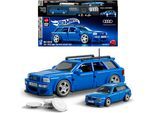 Modellbausatz MATTEL "Mattel Brick Shop Hot Wheels 94 Audi Avant RS2", bunt, Modellbausätze, Kinder, Kunststoff, Metall, Modellbausatz