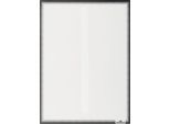 Durable Dokumententasche, A4 Hoch- und Querformat, speziell für gewölbte Glasflächen, statisch haftend, UV-beständig, PVC/PET, anthrazitgrau, 5 Stück