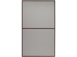 Insektenschutz-Fensterrahmen HECHT INTERNATIONAL "MASTER SLIM XL", braun (rahmen: braun gewebe: anthrazit), B:130cm H:220cm, Insektenschutzgitter, Insektenschutz-Fensterrahmen, BxH: 130 x 220 cm