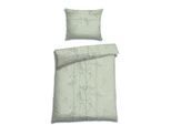 Bettwäsche FLORELLA "Sena salbei Soft-Air Musselin, 100% Baumwolle", grün (salbei), B/L: 140cm x 200cm, 1 Stk., 1 Stk., Musselin, B/L: 70cm x 90cm, Musselin, Obermaterial: 100% Baumwolle CO. Obermaterial: 100% Baumwolle CO., Bettwäsche, Bettwäsche