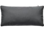 Kissenbezug WOLKENFELD "Mako-Satin Baumwolle Kopfkissenbezug - Premium Kissenbezug", grau (anthrazit), B:40cm L:80cm, Mako-Satin, Obermaterial: 100% Polyester, Kissenbezüge, Kissenbezug, Größe 80x80, 40x80 und 70x90 cm; versteckter Reißverschluss