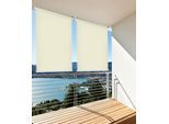 Senkrechtmarkise HECHT INTERNATIONAL, beige, B:140cm L:230cm, Polyester, Polyvinylchlorid (PVC), Markisen, Senkrechtmarkise