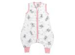 Babyschlafsack SCHLUMMERSACK "Schlafsack mit Füßen 0.5 Tog" Gr. 70, rosa (koala), Schlafsäcke, Baby, L: 70cm, Obermaterial: 50% Baumwolle CO(Bio). 50% Viskose CV., Babyschlafsack, L:70cm