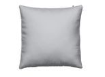 Kissenbezug WOLKENFELD "Mako-Satin Baumwolle Kopfkissenbezug - Premium Kissenbezug", grau (hellgrau), B:80cm L:80cm, Mako-Satin, Obermaterial: 100% Polyester, Kissenbezüge, Kissenbezug, Größe 80x80, 40x80 und 70x90 cm; versteckter Reißverschluss