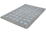 Badematte KLEINE WOLKE "Boxes, Badvorleger, Badezimmer Teppich", grün (opal), H:20mm, Polyacryl, Badematten, Badematte, Badteppich, modernes Design, Hoch/Tief Effekt