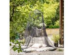 Moskitonetz WINDHAGER "für Einzel- und Doppelbetten, Fliegengitter Indoor, Outdoor geeignet", grau (anthrazit), B:250cm H:1.250cm L:1.250cm, Polyester, Schädlingsschutznetze, Insektenschutz 250x1250cm, Mückenvorhang erhältlich in anthrazit, weiß