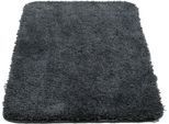 Badematte TOM TAILOR HOME "Cozy Bath UNI, Badvorleger, Badezimmer Teppich", grau (anthrazit), H:27mm, Polyester, Badematten, Badematte, Badteppich, Uni Farben, rechteckig, in rund & oval erhältlich