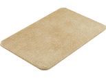 Badematte KLEINE WOLKE "Meadow, Badvorleger, Badezimmer Teppich", beige (bahamabeige), H:30mm, Polyester, Badematten, Badematte, Badteppich, Uni Farben