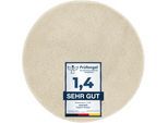 Badematte ANDIAMO "Arezzo, Badvorleger, Badezimmer Teppich, Duschvorleger", beige (creme), H:16mm, Polyester, Badematten, Badematte, Uni Farben, weich & kuschelig, auch in rund & als 2er Set erhältlich