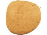 Badematte TOM TAILOR HOME "Cozy Bath UNI, Badvorleger, Badezimmer Teppich", gold, H:27mm, Polyester, Badematten, Badematte, Badteppich, Uni Farben, rechteckig, in rund & oval erhältlich