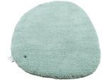Badematte TOM TAILOR HOME "Cozy Bath UNI, Badvorleger, Badezimmer Teppich", grün (mint), H:27mm, Polyester, Badematten, Badematte, Badteppich, Uni Farben, rechteckig, in rund & oval erhältlich