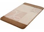 Badematte MEUSCH "Curly, Badvorleger, Badezimmer Teppich" Gr. 4, grau (taupe), H:20mm, Kunstfaser, Badematten, Badematte, Badteppich, modernes Design, waschbar