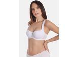 Balconette-BH SASSA, Damen, Gr. 85, Cup B, weiß, Microtouch, Obermaterial: 90% Polyamid, 10% Elasthan. Futter: 92% Polyamid, 8% Elasthan, bestickt, gemustert, unifarben, BHs Balconette-BH, edle Vollspitze, femininer Look