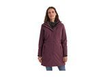 Parka KILLTEC "KOW 165 WMN PRK", Damen, Gr. 46, lila (pflaume), Obermaterial: 100% Polyester.Futter: 100% Polyester.Füllung: 100% Polyester, Jacken Parka, Wasser- und winddichter Parka mit Teddyfleece und abnehmbarer Kapuze