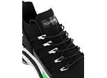 Sneaker PLEIN SPORT "Chrome Surfer", Damen, Gr. 40, Normalschaft, grün (0227, schwarz, grünfluo), Schuhe Sneaker