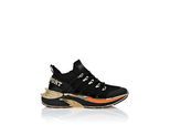 Sneaker PLEIN SPORT "Chrome Surfer", Damen, Gr. 39, Normalschaft, orange (0286, schwarz, orangefluo), Schuhe Sneaker