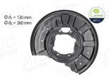 AIC Spritzblech, Bremsscheibe 55101 Hinterachse links für Mercedes